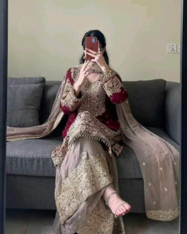 Embroidered Gown