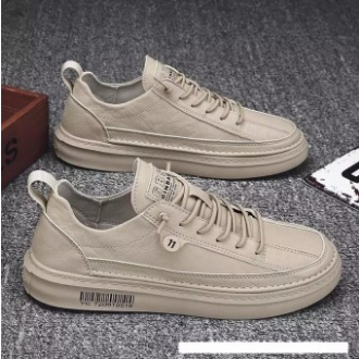 Breathable Men's Fashionable sneakers for men-Beige