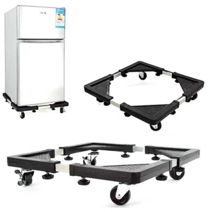 Adjustable Movable Refrigerator Floor Trolley Fridge Stand Washing Machine Base Holder Bracket Stand